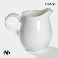 Кувшин для воды фарфоровый Magistro &laquo;Бланш&raquo;, 1,6 л, 15&times;18 см, цвет белый