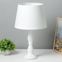 Лампа настольная 16628/1WT E14 40Вт белый 25х25х48 см RISALUX
