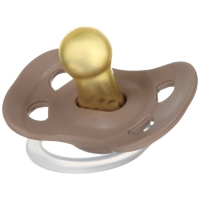 Соска - пустышка латексная классическая &laquo;Мишка&raquo;, от 0 мес., цвет коричнеый
