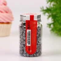 Кондитерская посыпка "Звезда малая" серая, 50 г Кондитерская посыпка "Звезда малая" серая, 50 г