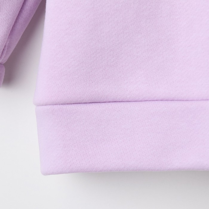 Костюм детский (худи, брюки) MINAKU цвет лавандовый, рост 116 см