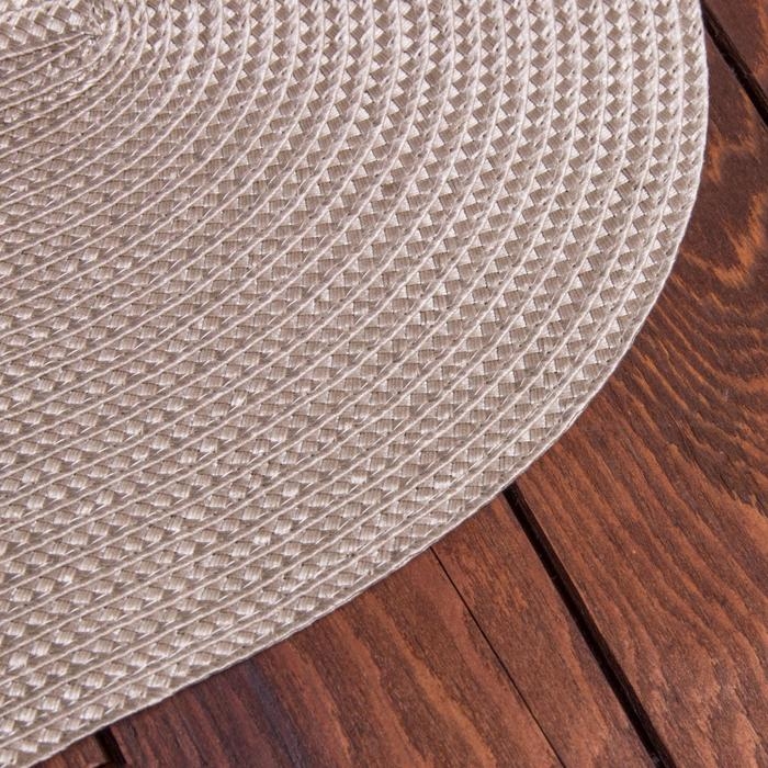 Салфетка сервировочная Доляна &laquo;Овал&raquo;, 45&times;30 см, цвет молочный