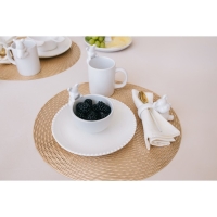 Набор салатников керамических Доляна &laquo;Мишка Отто&raquo;, 13&times;10,2 см, цвет белый, 2 шт