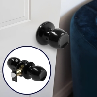 Защелка 1101, пустая, цвет глянцевый черный Защелка 1101, пустая, цвет глянцевый черный