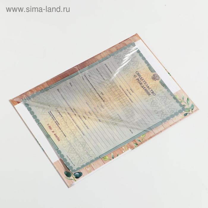 Папка для свидетельства о рождении «Миша», А5 Папка для свидетельства о рождении «Миша», А5