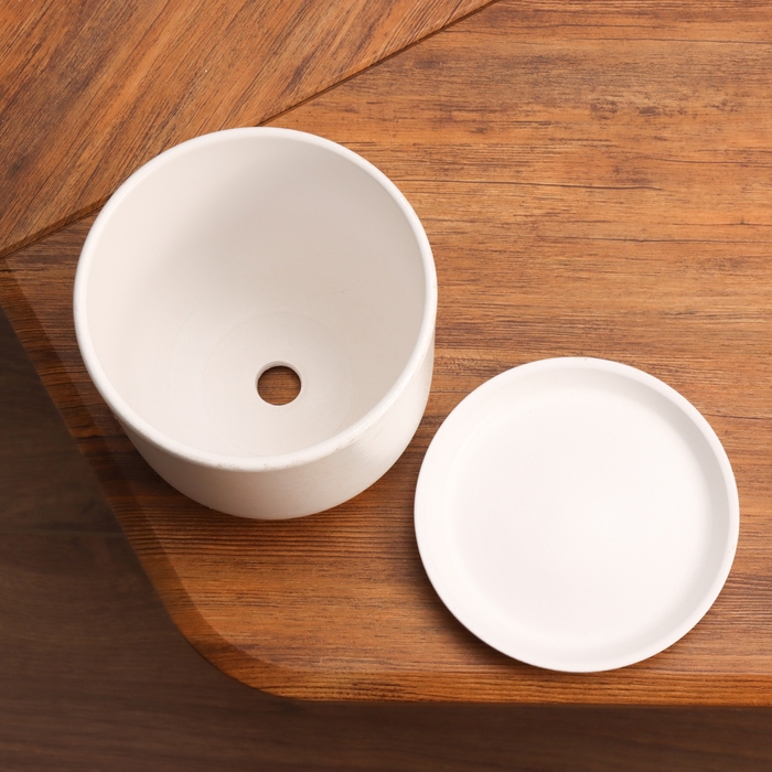 Горшок цветочный Питон белый 1.6 л