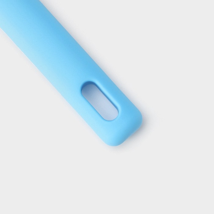 Лопатка с прорезями Доляна &laquo;Люкс&raquo;, 29,5&times;8&times;3 см, цвет голубой