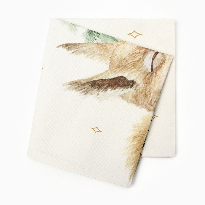 Новый год. Полотенце Этель "Сказочная ёлка" 40х73 см, 100% хлопок, саржа 190 г/м2