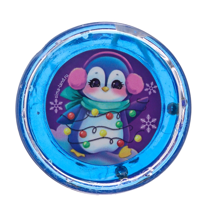 Новый год. Йо-Йо «Веселье» змейка, d= 5,5 см Новый год. Йо-Йо «Веселье» змейка, d= 5,5 см