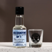 Подарочный набор косметики &laquo;Абсолютно лучший&raquo;, гель для душа 100 мл и стопка, HARD LINE