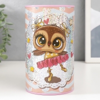 Копилка металл "Совята и сердечки" МИКС 15х8,5х8,5 см Копилка металл "Совята и сердечки" МИКС 15х8,5х8,5 см