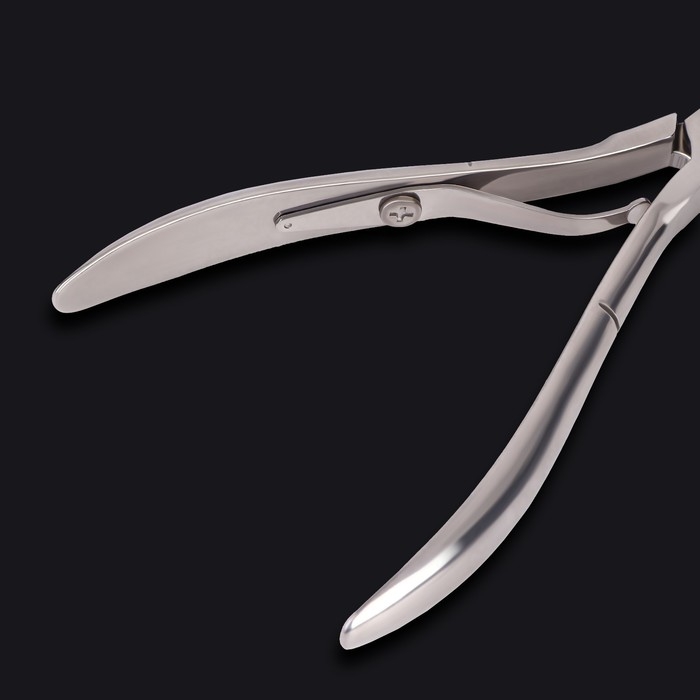 Кусачки маникюрные для кутикулы &laquo;Premium&raquo;, 10,2 см, длина лезвия - 6 мм, на блистере, цвет серебристый