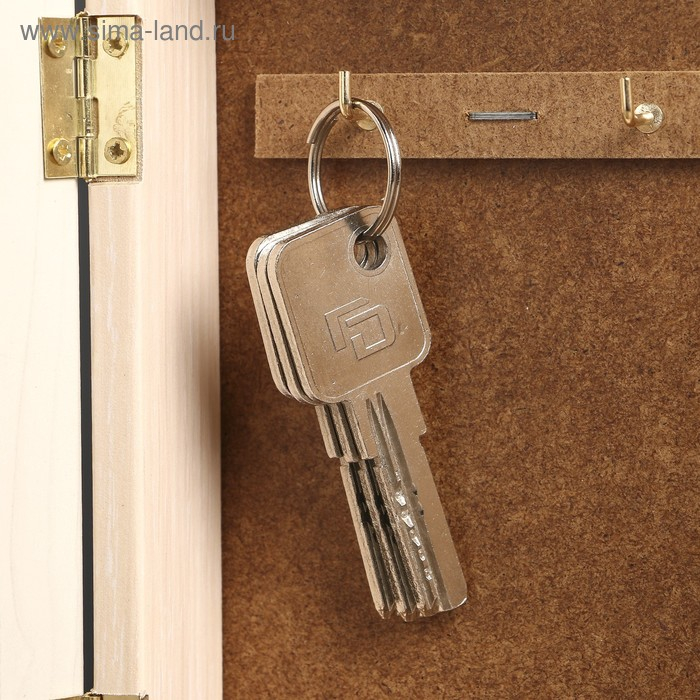 Ключница "На всех парусах" дуб молочный 15х21 см МИКС