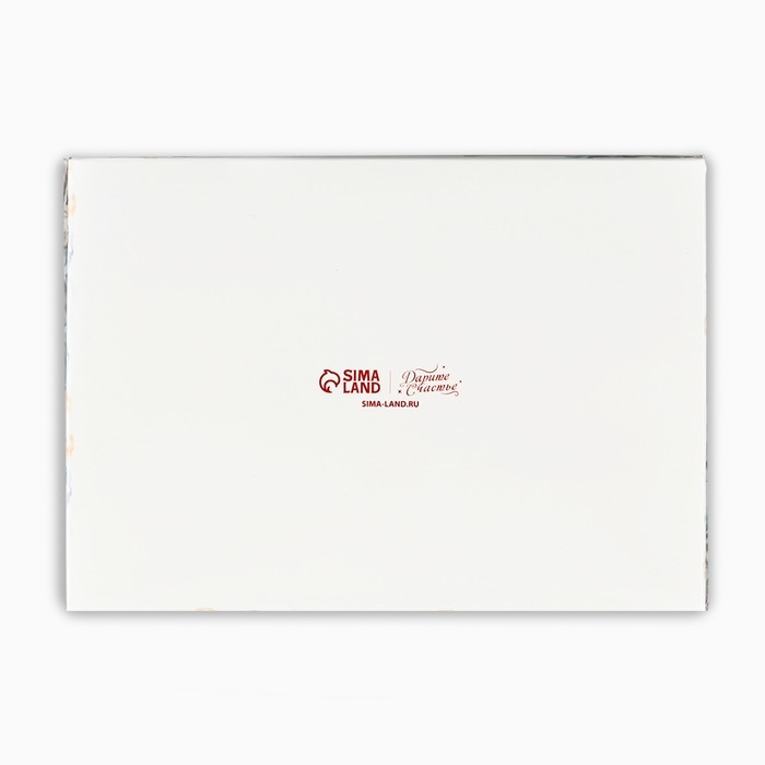 Коробка под 6 конфет с ячейками «Снежный городок», 10 х 14.5 х 3 см, Новый год Коробка под 6 конфет с ячейками «Снежный городок», 10 х 14.5 х 3 см, Новый год