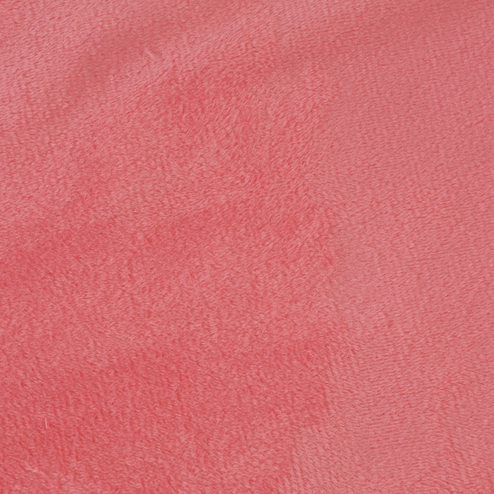 Лоскут для рукоделия, плюш, розовый, 50 &times; 50 см