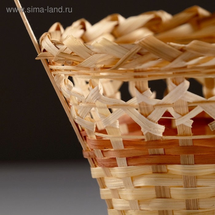 Корзина &laquo;Стакан&raquo;, 14&times;16 см, бамбук