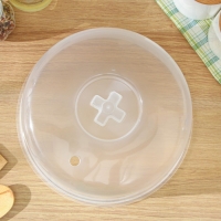 Крышка для СВЧ, d=25 см, h=10,5 см, цвет прозрачный Крышка для СВЧ, d=25 см, h=10,5 см, цвет прозрачный