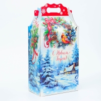 Новый год. Подарочная коробка Новогодняя Корпоратив "Мечта" с анимацией 20,3 х 12,3 х 41 см. Новый год. Подарочная коробка Новогодняя Корпоратив "Мечта" с анимацией 20,3 х 12,3 х 41 см.