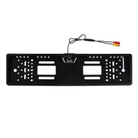 Рамка гос номера с камерой заднего вида, угол 170°, провод 6 м Рамка гос номера с камерой заднего вида, угол 170°, провод 6 м