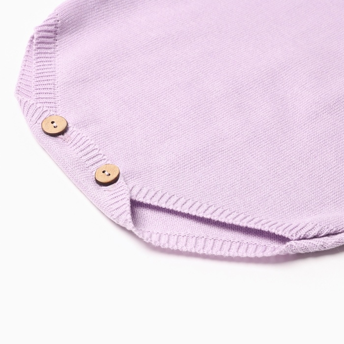 Комбинезон детский вязаный MINAKU, рост 92-98, цвет лавандовый