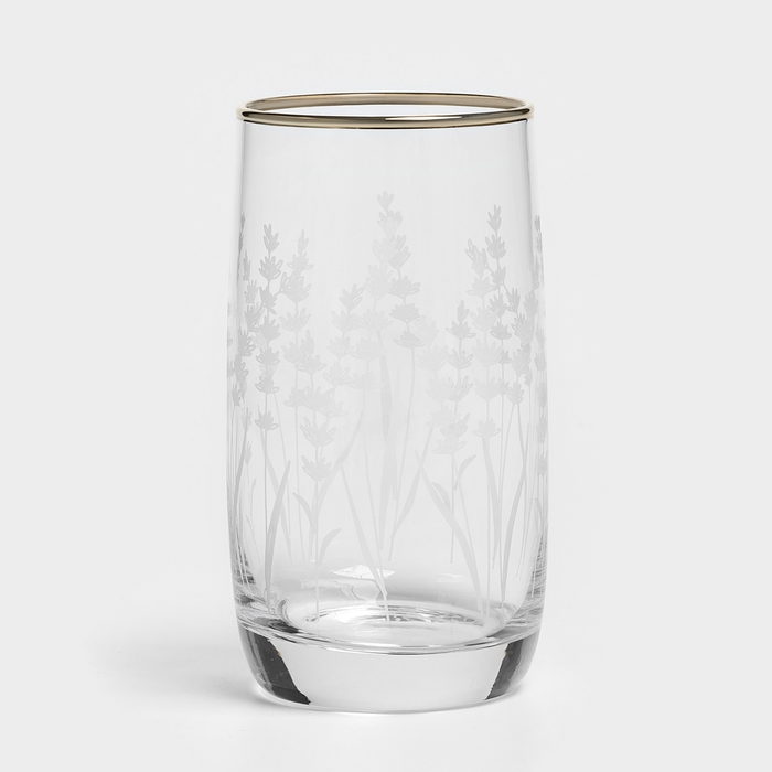 Набор стеклянных бокалов &laquo;Лаванда&raquo;, 330 мл, 6 шт