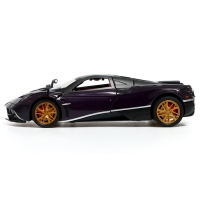 Машина металлическая, инерционная, 1:24,открываются двери, капот, багажник, световые и звуковые эффекты, цвет фиолетовый