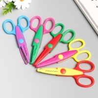 Ножницы рельефные "Цветик" (набор 5 шт) 13 см МИКС Ножницы рельефные "Цветик" (набор 5 шт) 13 см МИКС