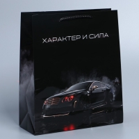 Пакет подарочный ламинированный вертикальный, упаковка, &laquo;С 23 февраля!&raquo;, ML 21 х 25 х 8 см