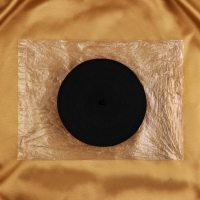 Резинка бельевая, 35 мм, 25 м, цвет чёрный Резинка бельевая, 35 мм, 25 м, цвет чёрный