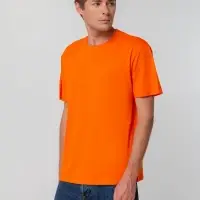 Футболка унисекс T-bolka 140, оранжевая, размер S