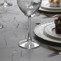 Гирлянда «Мишура» 2 м роса, IP20, серебристая нить, 50 LED, батарейки CR2032х2 (в комплекте), свечение мульти Гирлянда «Мишура» 2 м роса, IP20, серебристая нить, 50 LED, батарейки CR2032х2 (в комплекте), свечение мульти