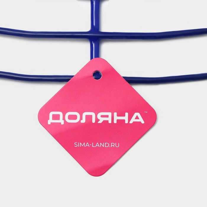 Вешалка многоуровневая для галстуков Доляна, антискользящее покрытие, 25&times;16 см, цвет МИКС