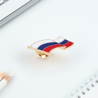 Значок &laquo;Флаг РФ&raquo;, 3 х 2.2 см