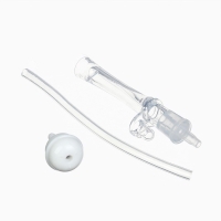 Поильник детский M&B &laquo;Котик&raquo; с трубочкой, от 9 мес., 280 мл., цвет серо-голубой