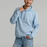 Толстовка с капюшоном Snake II голубая, размер M