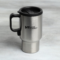 Термокружка, 450 мл, Автомобильная MODE FORREST, сохраняет тепло 3 ч, с подогревом от прикуривателя Термокружка, 450 мл, Автомобильная MODE FORREST, сохраняет тепло 3 ч, с подогревом от прикуривателя