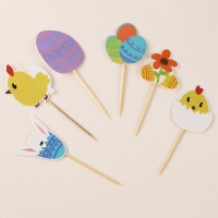 Шпажки &laquo;Пасха&raquo;, набор 6 шт.