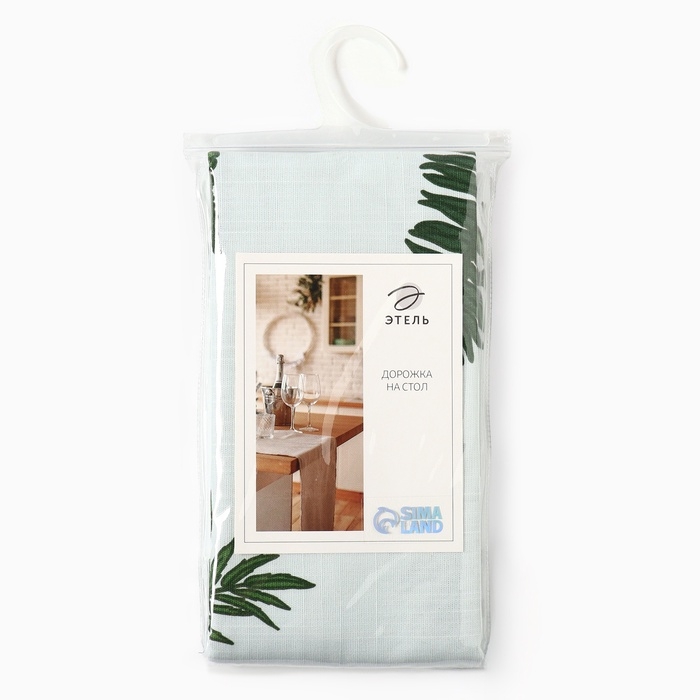 Дорожка Этель "Папоротник" 40х146см, репс 220 г/м2, 100% хл