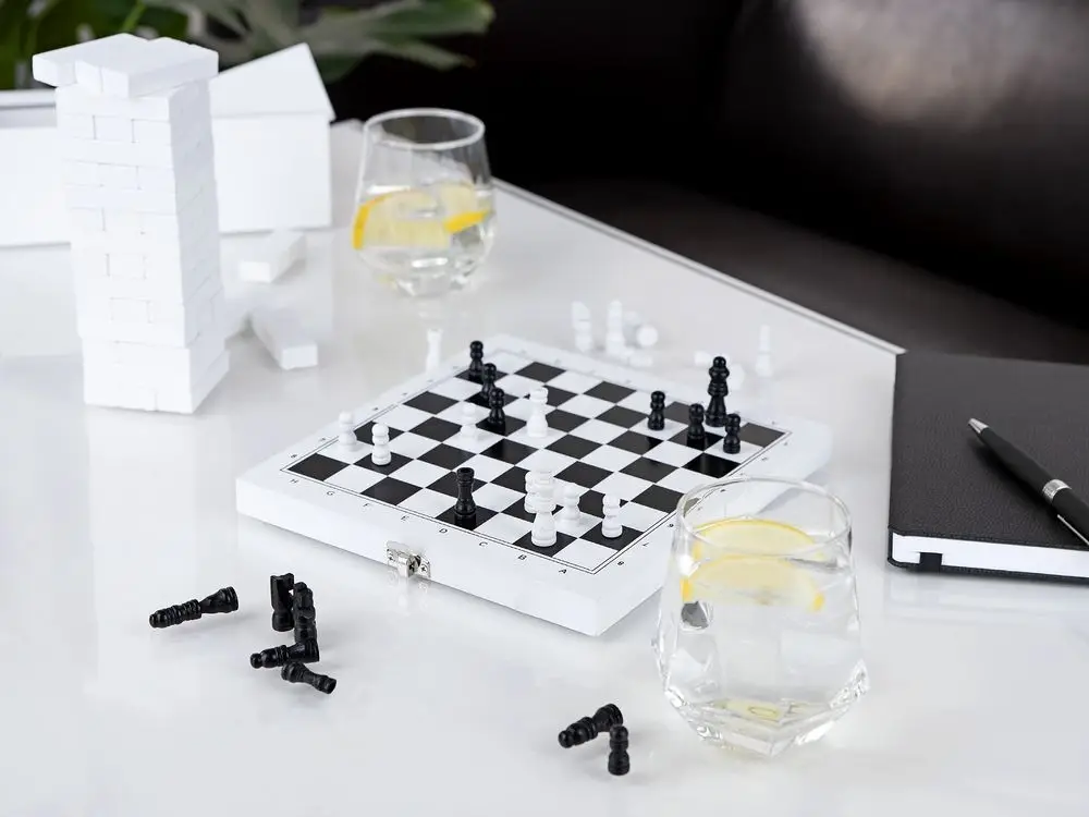 Игра &laquo;Деревянная башня Tickler&raquo;, белая