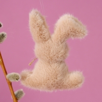 Мягкая игрушка &laquo;Зайчик&raquo; на подвесе, 11 см, цвет МИКС