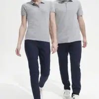 Рубашка поло женская People 210 ярко-синяя (royal), размер L