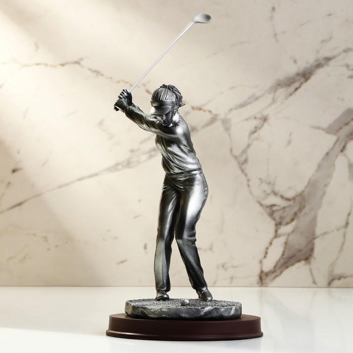 Статуэтка полистоун &laquo;Гольфист&raquo; 15,5 х 15,5 х 33,5 см