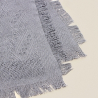 Плед SL Home Warm, 130*180 см, цв.темно-серый, 80%хлопок, 20% п/э