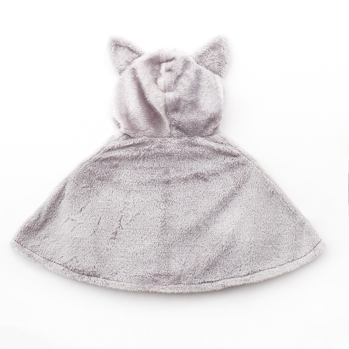 Карнавальная накидка &laquo;Котёночек&raquo;, рост 104-128 см, серый
