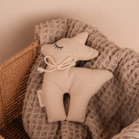 Мягкая игрушка &laquo;Оленёнок&raquo;, 15 см, цвет бежевый, с бантиком