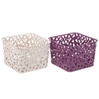 Корзина для хранения, 20,5&times;20,5&times;14,5 см, цвет МИКС