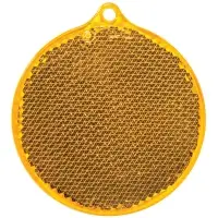 Пешеходный светоотражатель &laquo;Круг&raquo;, оранжевый