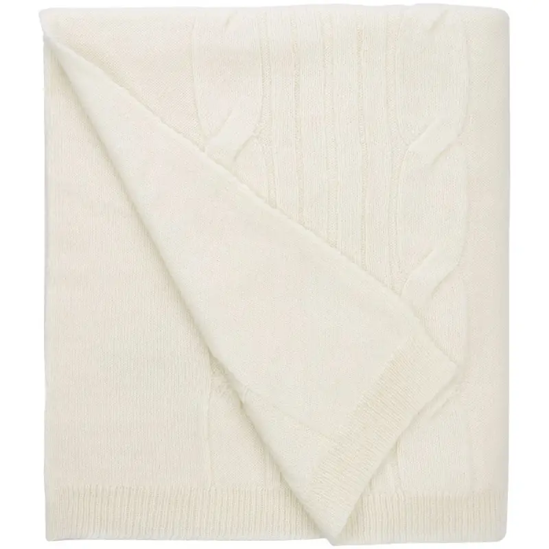 Плед Dantel, молочно-белый