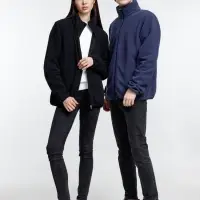 Куртка флисовая унисекс Nesse, черная, размер M/L