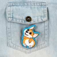 Подарочный набор блокнот и значок «Корги» Подарочный набор блокнот и значок «Корги»